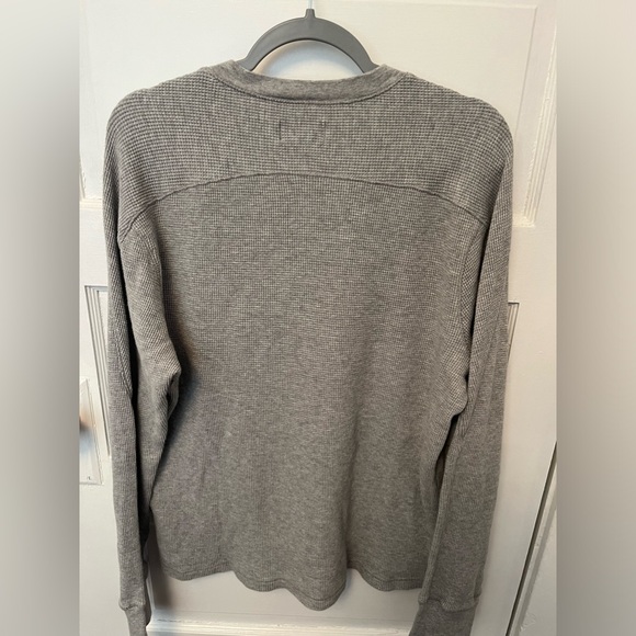 Polo Jeans Company Ralph Lauren Vintage Thermal Waffle Long Sleeve Henley - Picture 3 of 5